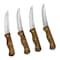 Chicago Cutlery Chicago Cutlery Walnut Tradition Stainless Steel Steak Knife Set 4 pc B144 - alternate 2